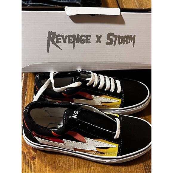 Revenge X Storm II Vol. 1 Black Flame Men’s Sneakers NIB Size 5 Authentic - Picture 14 of 15